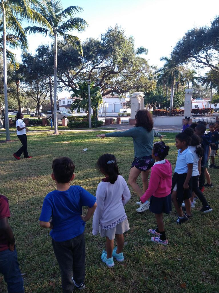 Wonderful time creating movement fun and stress reduction with children